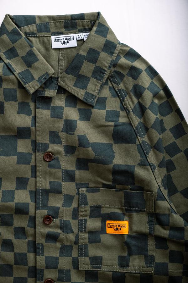 Fera FRONT OF HOUSE - OLIVE CHECK