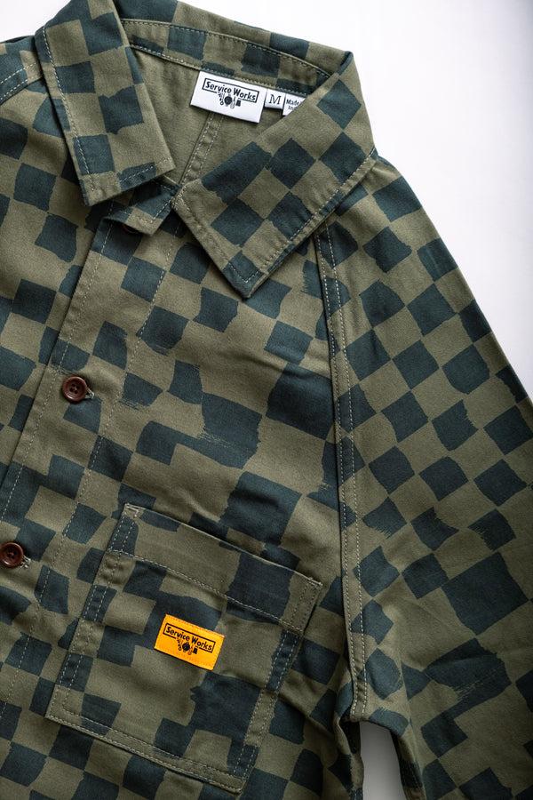 Fera FRONT OF HOUSE - OLIVE CHECK