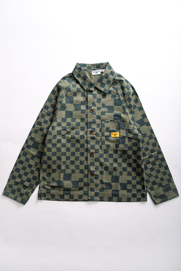 fera FRONT OF HOUSE - OLIVE CHECK