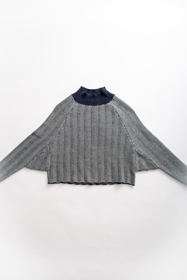 Fera HENRIETTA TOP - NAVY/CREAM
