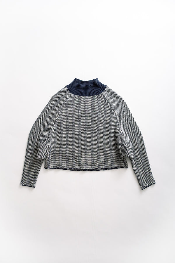 fera HENRIETTA TOP - NAVY/CREAM