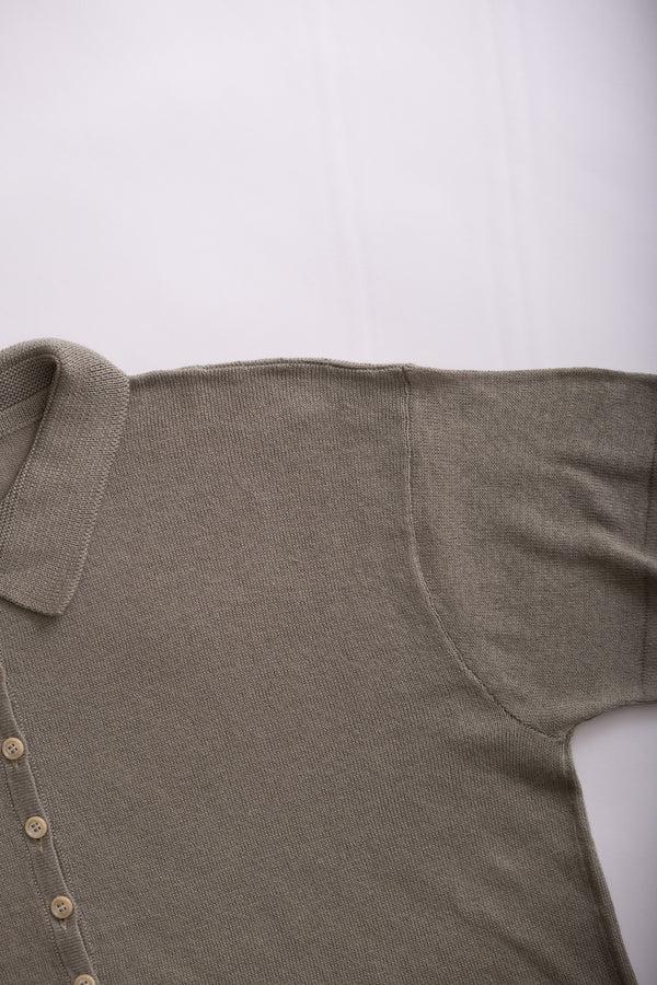 Fera HIGH GAUGE KNIT BLOUSE - SAGE