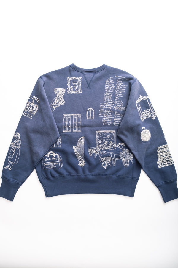 Fera HOTEL CREWNECK - NAVY
