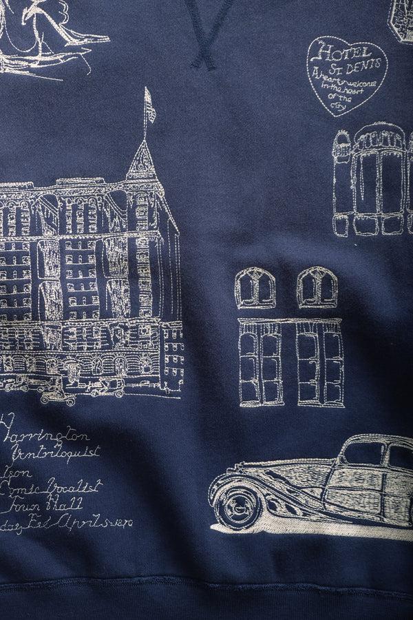Fera HOTEL CREWNECK - NAVY