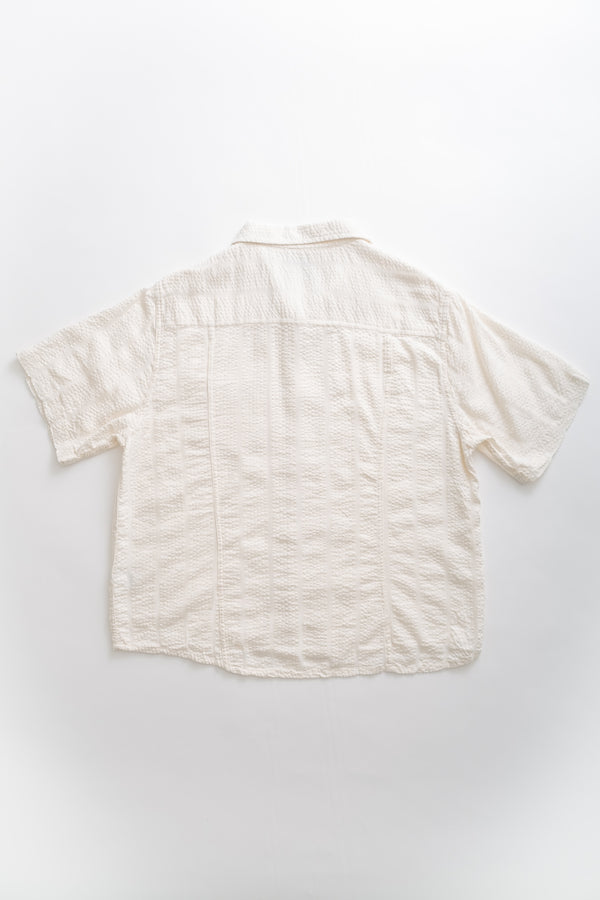 Fera STRIPED SEERSUCKER - WHITE
