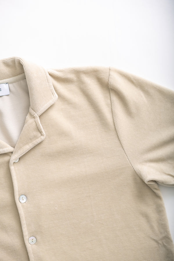 Fera VELOUR POLO - TIDAL FOAM