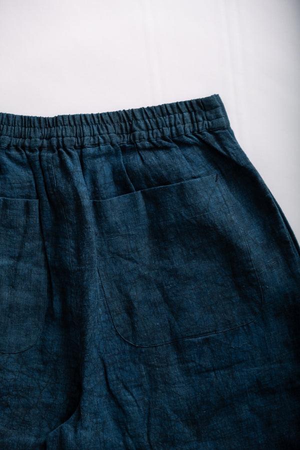 Fera WES PLEAT PANT - INDIGO