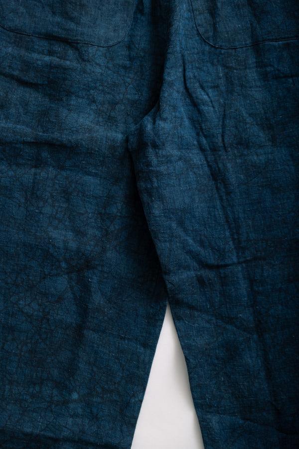 Fera WES PLEAT PANT - INDIGO