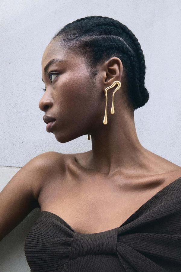 Fernando Jorge Bold Stream Doubled Earrings