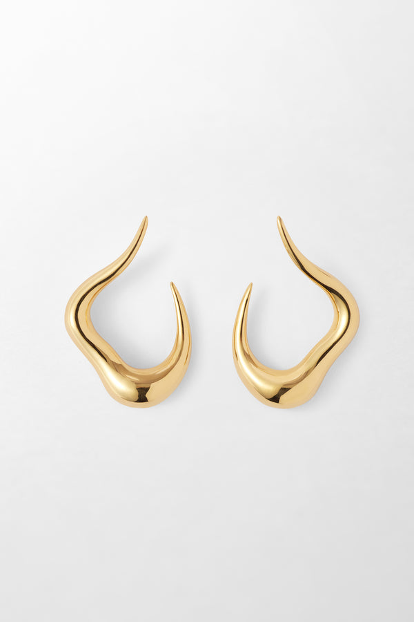 fernando jorge BOLD STREAM OPEN EARRINGS