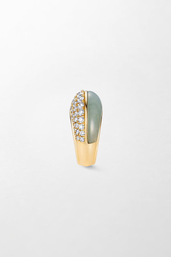 Fernando Jorge Fluid Diamonds And Stone Ring