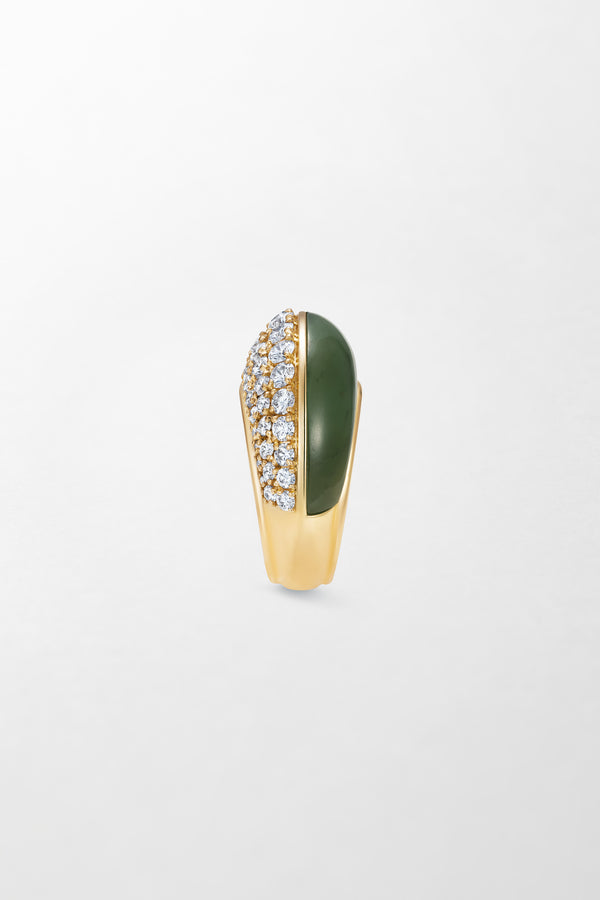 Fernando Jorge Fluid Diamonds And Stone Ring