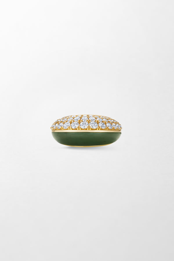 Fernando Jorge Fluid Diamonds And Stone Ring