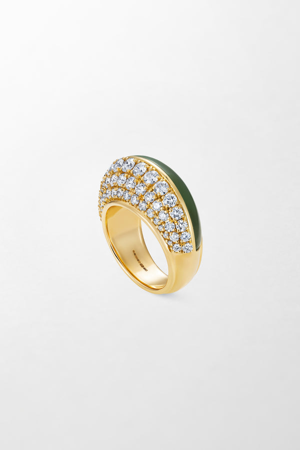 fernando jorge Fluid Diamonds and Stone Ring
