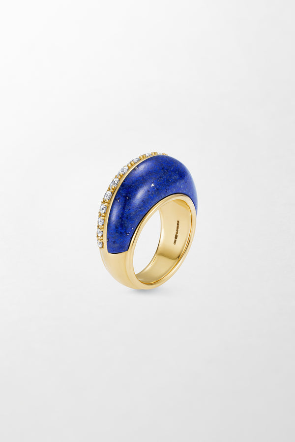 Fernando Jorge Fluid Diamonds And Stone Ring