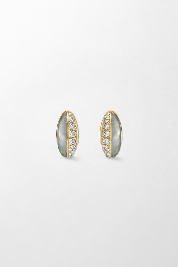 Fernando Jorge Fluid Diamonds And Stones Earrings