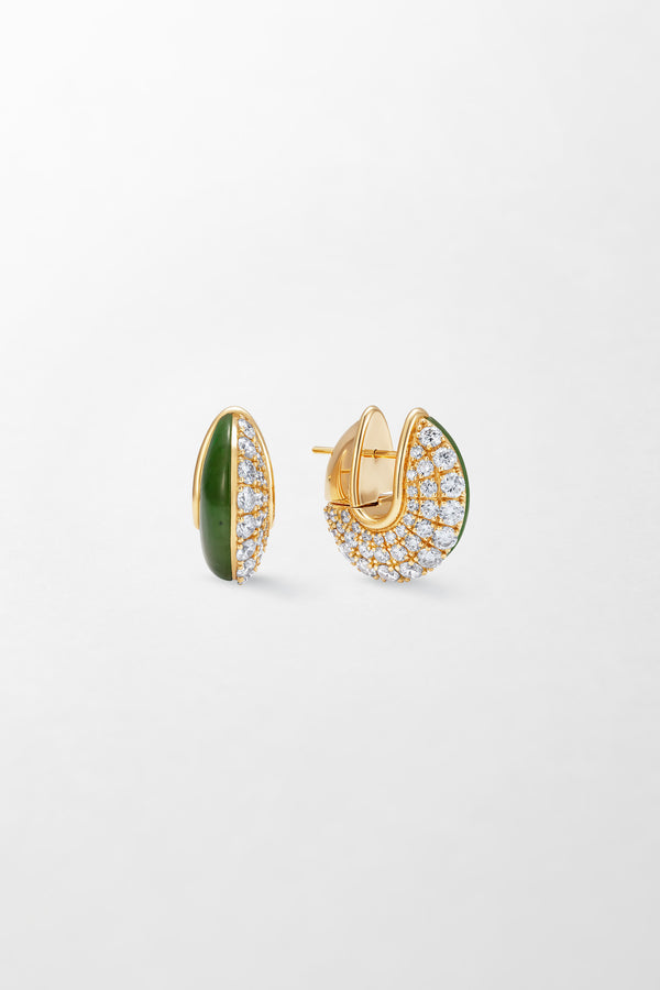 fernando jorge Fluid Diamonds and Stones Earrings