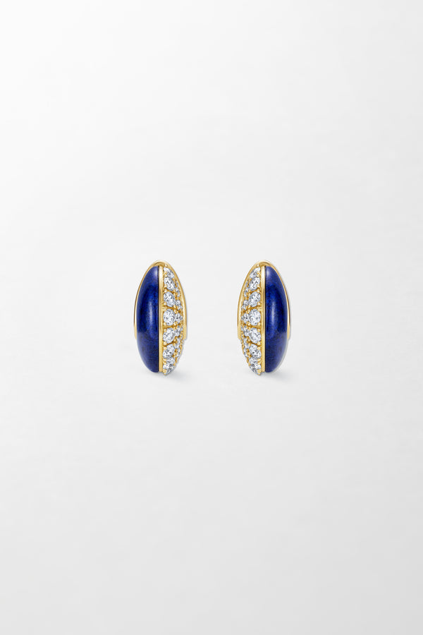 Fernando Jorge Fluid Diamonds And Stones Earrings