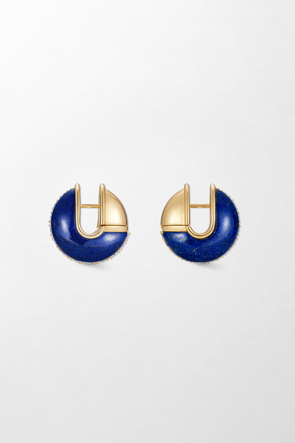 Fernando Jorge Fluid Diamonds And Stones Earrings