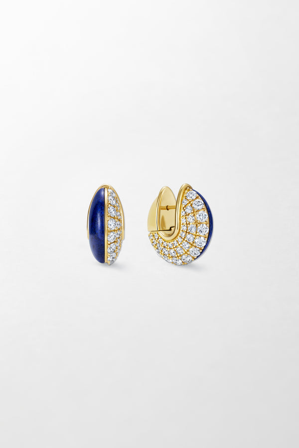 fernando jorge Fluid Diamonds and Stones Earrings