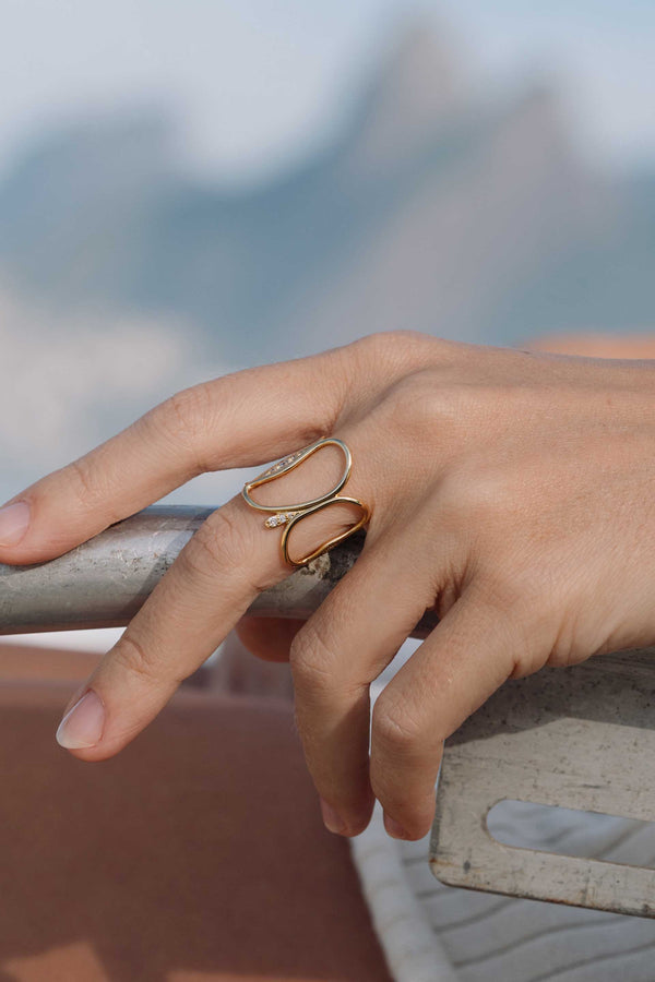 Fernando Jorge Fluid Diamonds Chain Ring