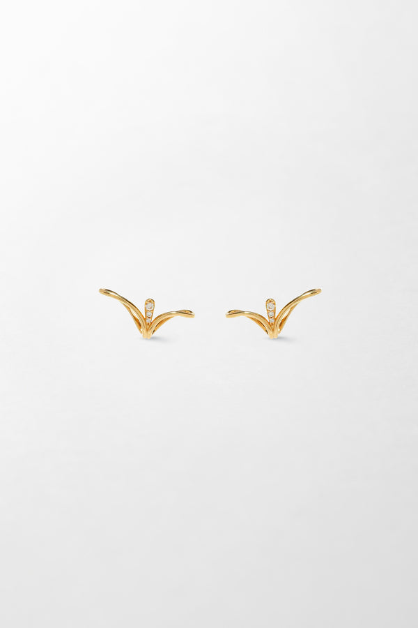 fernando jorge Fluid Diamonds Lobe Earrings