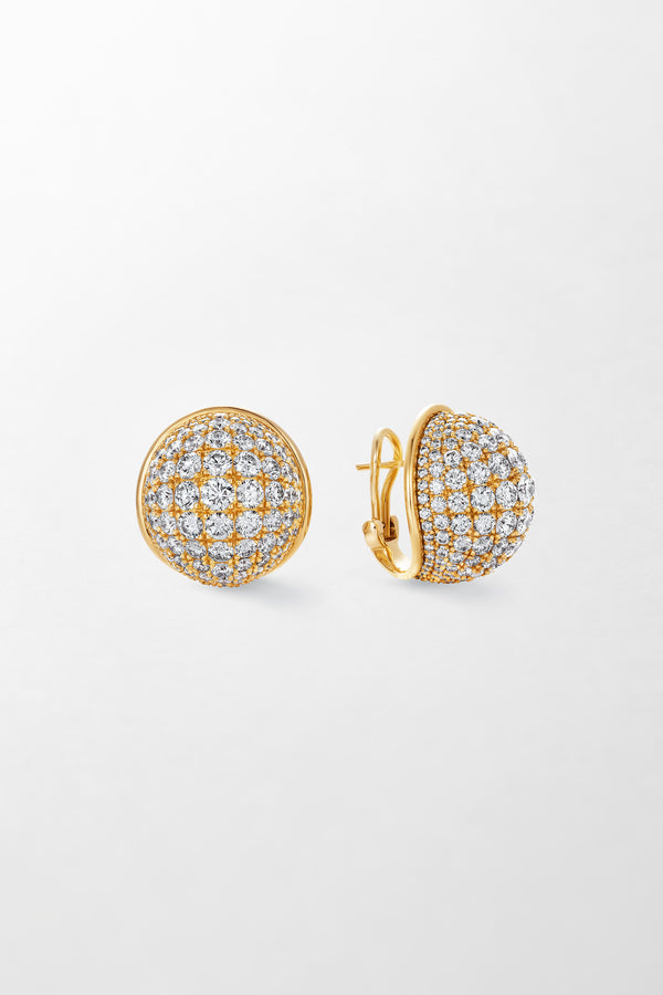Fernando Jorge Fluid Diamonds Pave Earrings