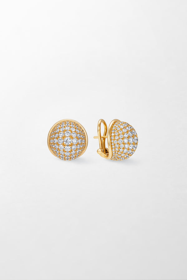 Fernando Jorge Fluid Diamonds Pave Small Earrings