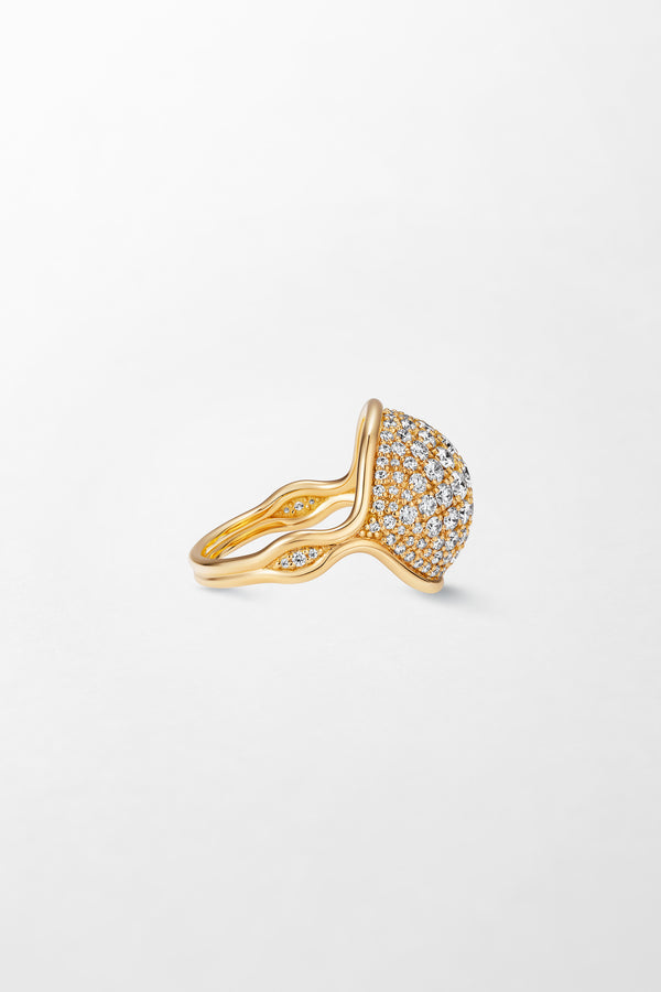 Fernando Jorge Fluid Diamonds Pave Small Ring