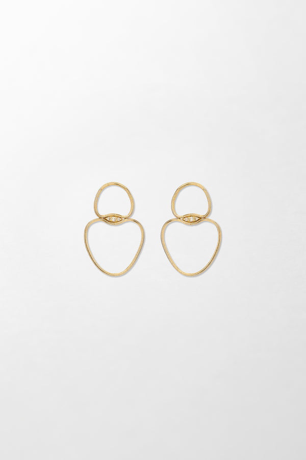 fernando jorge Fluid Diamonds Small Chain Earrings