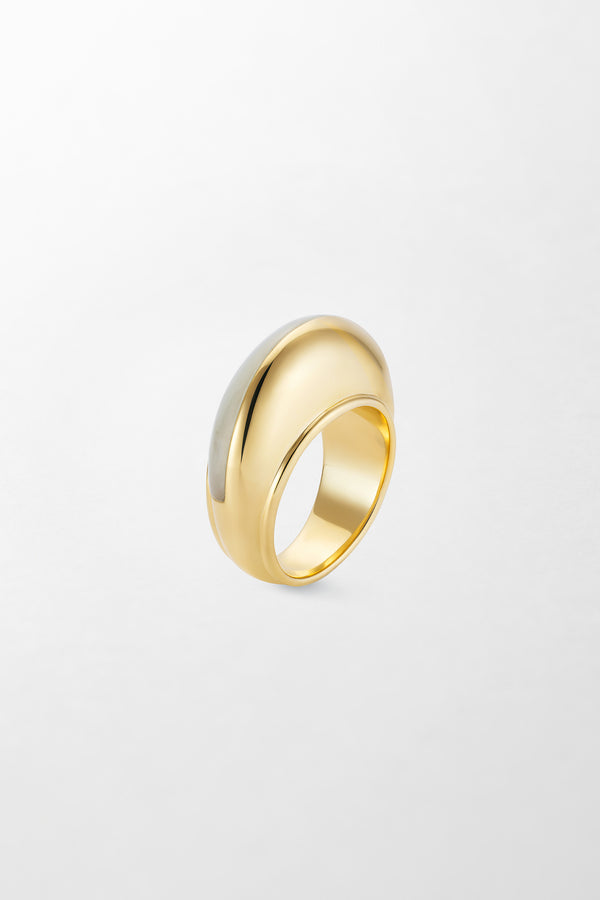 Fernando Jorge Fluid Gold And Stone Ring