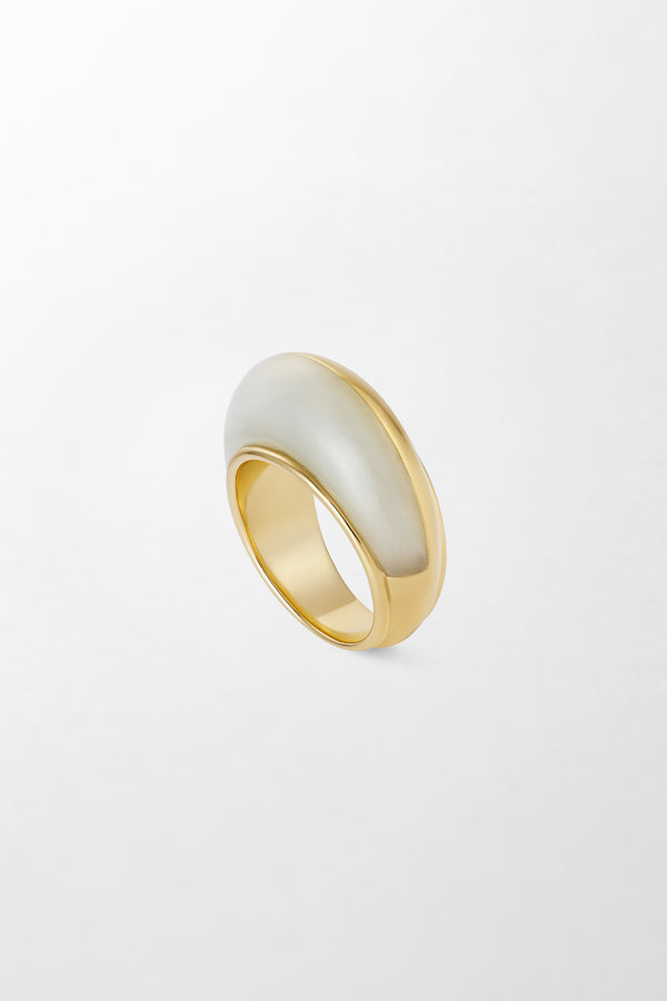fernando jorge Fluid Gold and Stone Ring