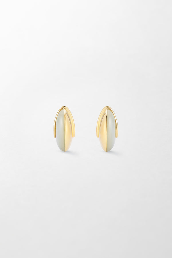 Fernando Jorge Fluid Gold And Stones Earrings