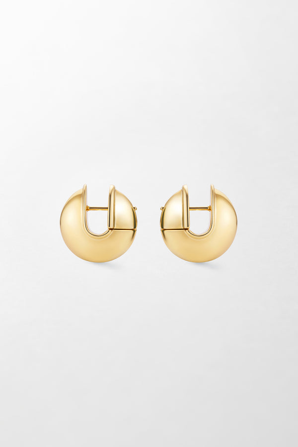 Fernando Jorge Fluid Gold And Stones Earrings