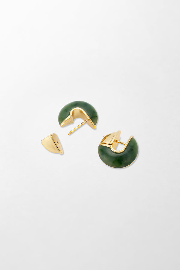 Fernando Jorge Fluid Gold And Stones Earrings