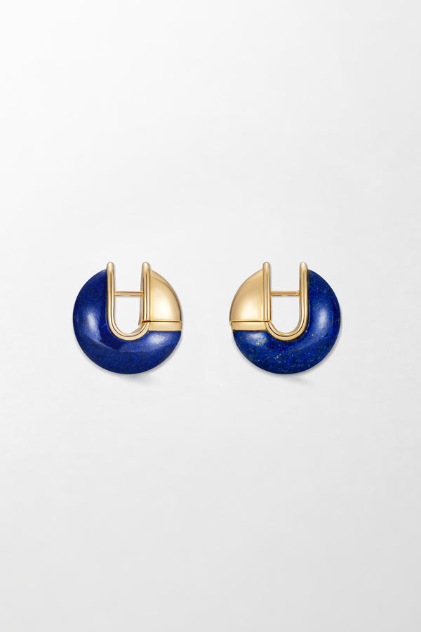 Fernando Jorge Fluid Gold And Stones Earrings