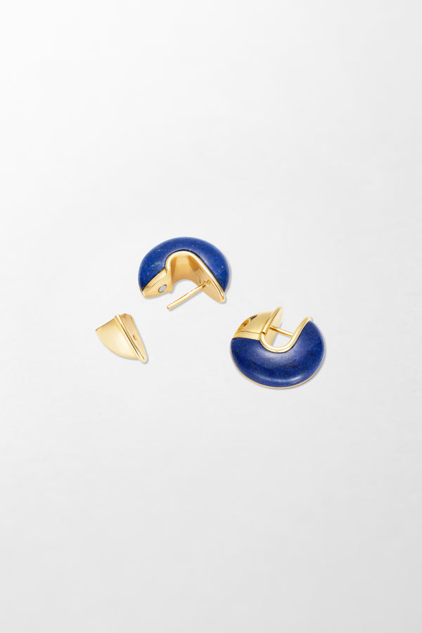 Fernando Jorge Fluid Gold And Stones Earrings