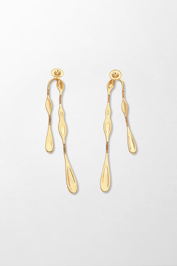 Fernando Jorge Fluid Gold Doubled Earrings