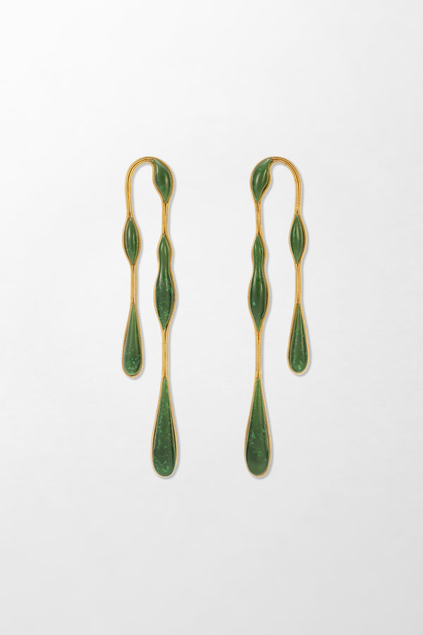 fernando jorge Fluid Stones Doubled Earrings