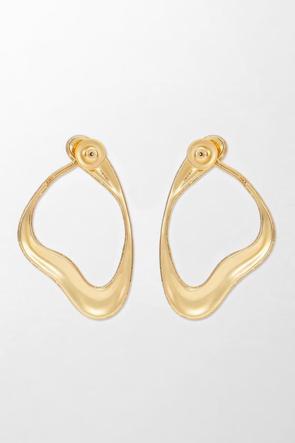 Fernando Jorge Stream Lines Large Loop Earrings