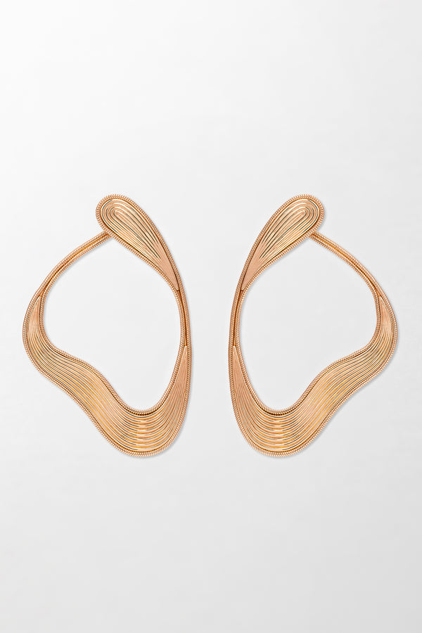 fernando jorge Stream Lines Large Loop Earrings