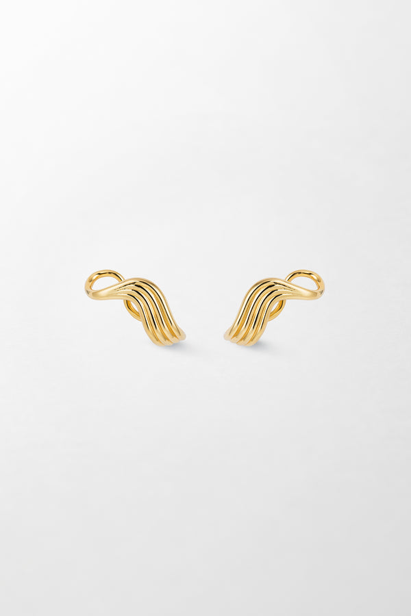 fernando jorge Stream Lines Lobe Earrings