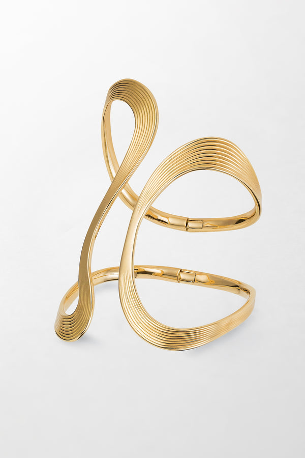 Fernando Jorge Stream Lines Open Bracelet