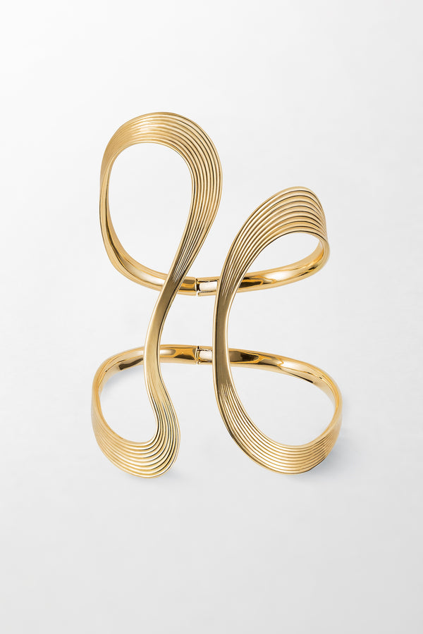 fernando jorge Stream Lines Open Bracelet