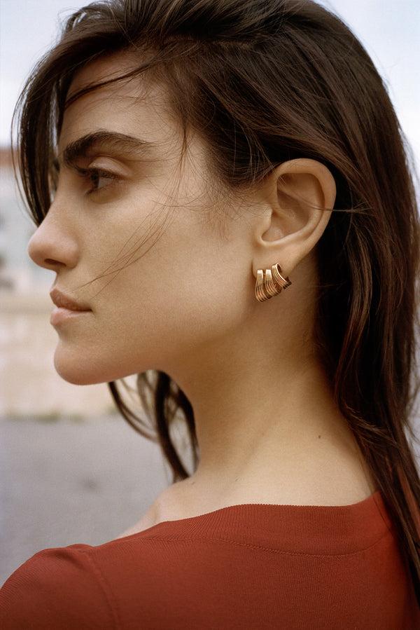 Fernando Jorge Stream Lines Triple Hoops