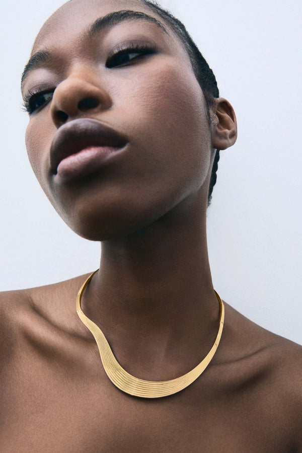 Fernando Jorge Stream Lines Wave Necklace