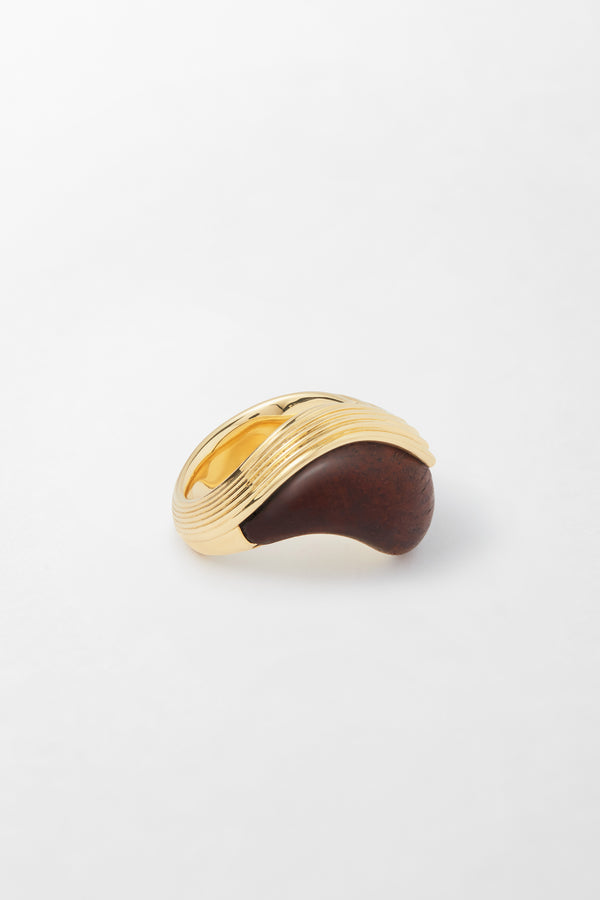Fernando Jorge Stream Wave Wood Ring