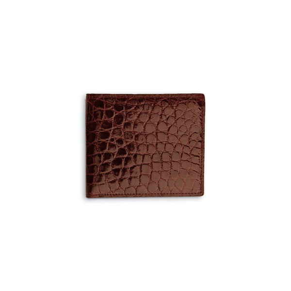 Ferrini Alligator Billfold Cognac