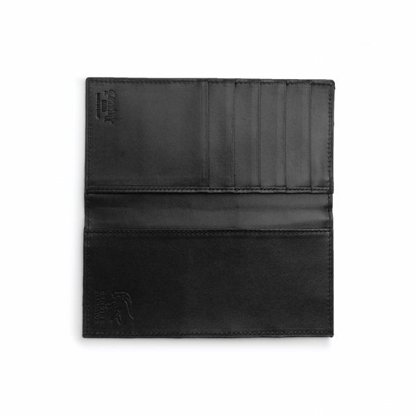 Ferrini Alligator Checkbook Black