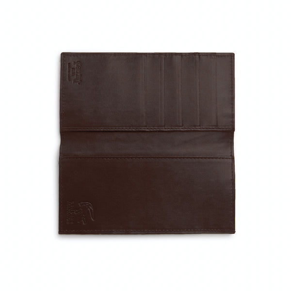 Ferrini Alligator Checkbook Nicotine